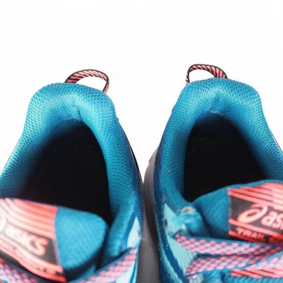 Asics Trail Scout 2 Performance Running Shoes Teal / Grey 1012B039 Women's 6.5 - Picture 11 of 12
